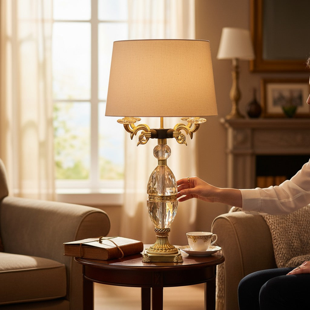 Vienna Crystal Vintage Lamp